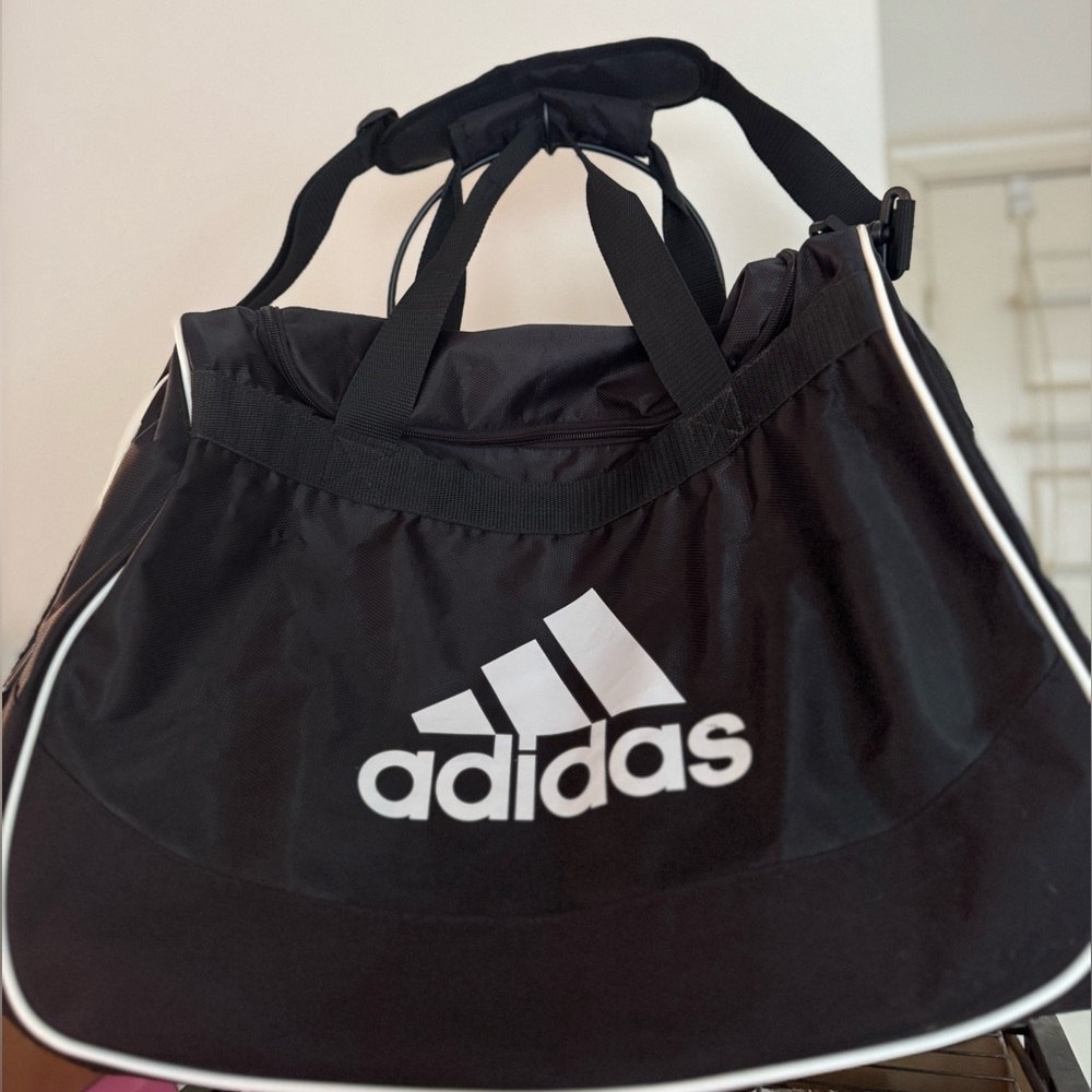 Adidas Black Duffel Bag